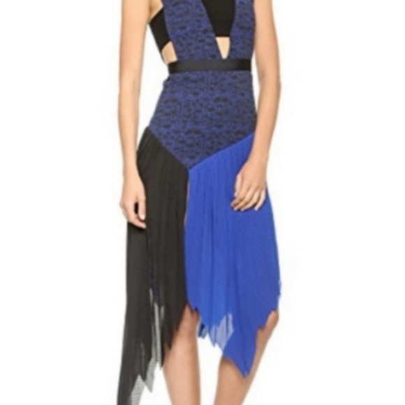 Self-Portrait Dresses & Skirts - NWT Self Portrait Sunray Pleated Midi dress sz 4/S